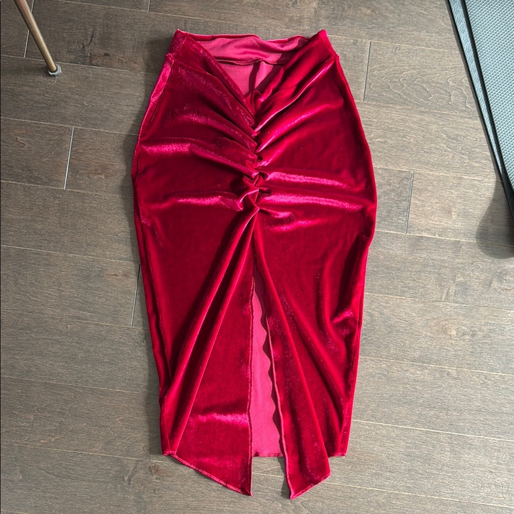 Red Velvet Tango Skirt